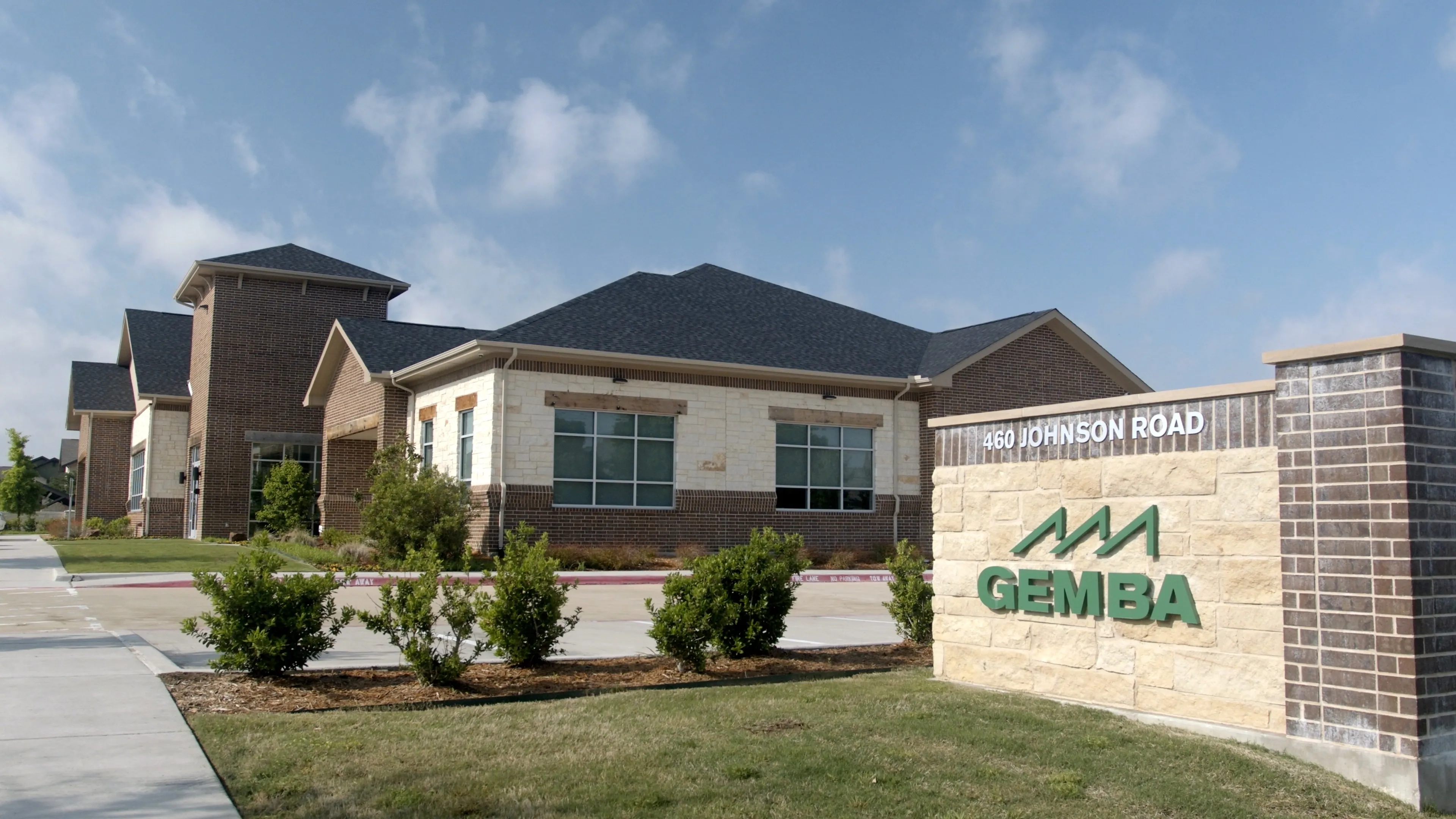 Exterior of the Gemba Training Center building in Keller, Texas